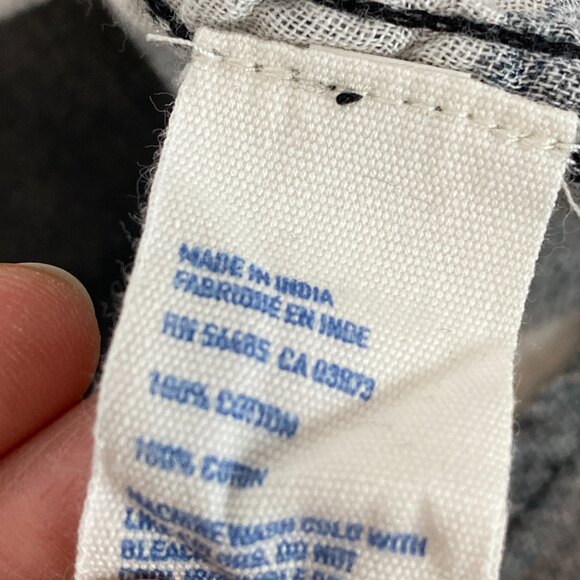 American Eagle Outfitters Black White Check Button Down Tank - Picture 5 of 7